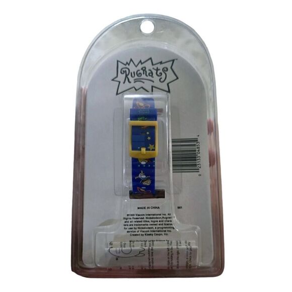 Vintage Rugrats Light & Sound Rocketship WATCH NEW 1998 nickelodeon cartoon tomy - Picture 2 of 6